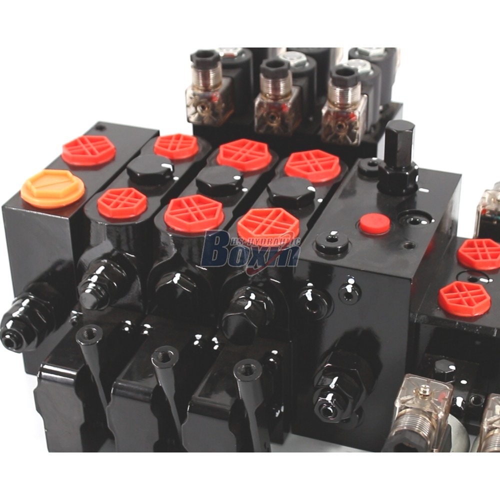 Multi-spool Electro-hydraulic Directional Control Valve DCV100E DCV58 detail image